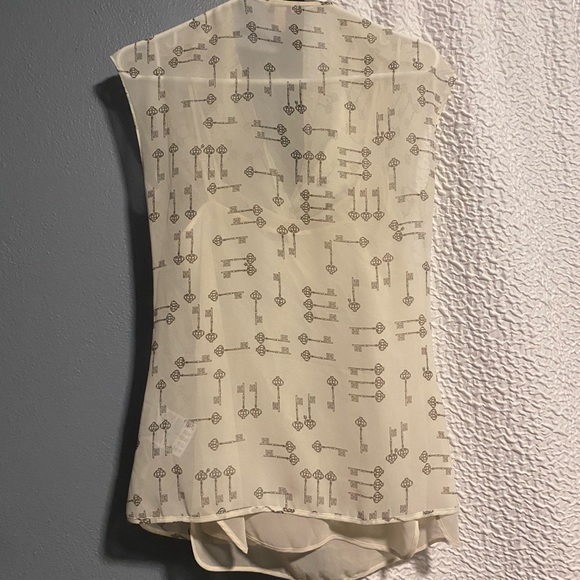 Sheer Ted Baker sleeveless top - Picture 2 of 5